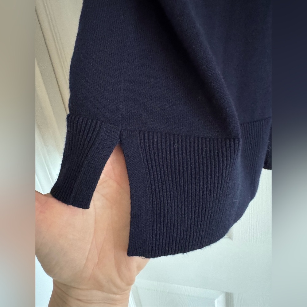 Talbots Navy Open-Front Lightweight Cardigan, Siz… - image 6